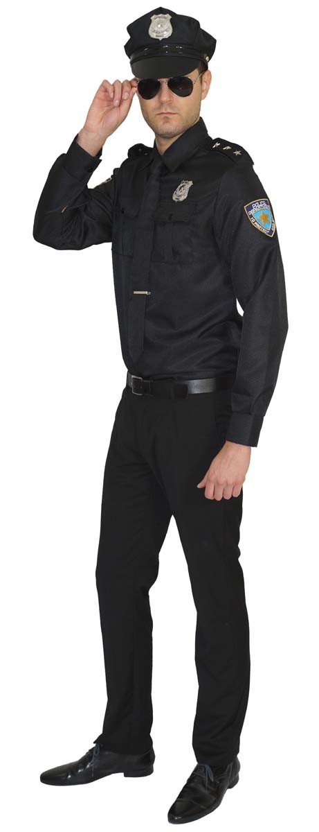 maylynn 15145 - Costume da Poliziotto, Uniforme - Nero - M - L
