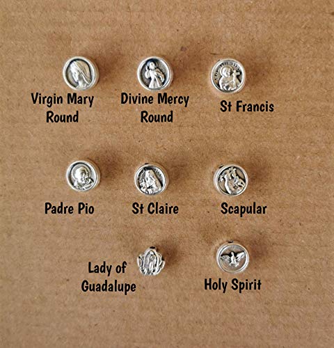 Country Flag Colors Catholic Saint Medal Bracelet Mens Womens Kids Patriotic Religious Gift #TOP6