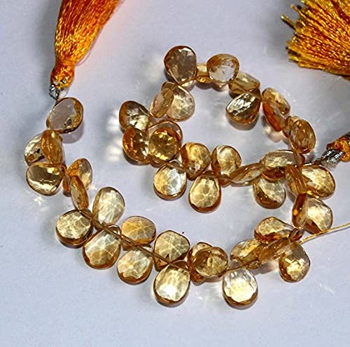 Citrine naturelle en fils de briolettes pour composer vos bijoux d'été et accessoires bohèmes