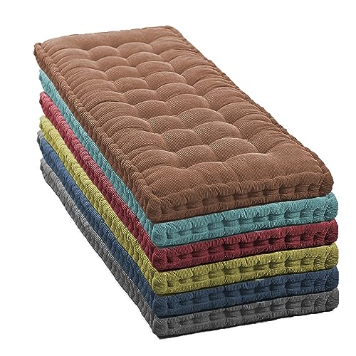 Bequeme 8 cm dicke Kissen für 2-/3-Sitzer-Bänke im Innenbereich,...