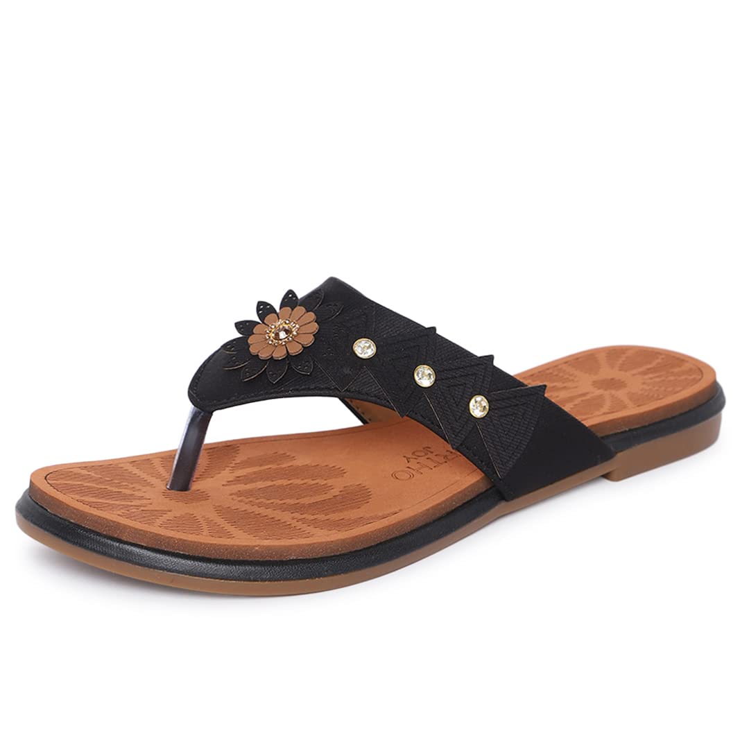 ORTHO JOY Extra-Soft Stylish Doctor Slippers for women (B0BCPPG9WB) Amazon Price History, Amazon Price Tracker