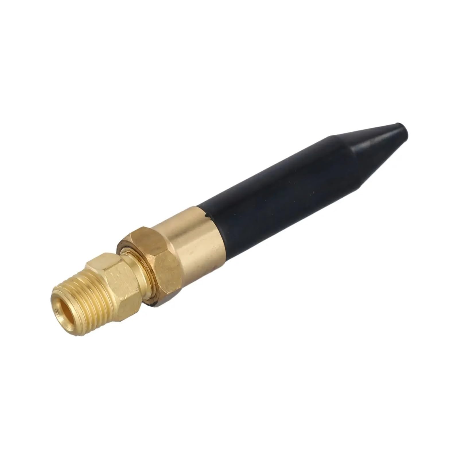 PAKMEZ NPT 1/4 Thread Helium Balloon Inflator Tilt Valve Replacement Parts Rubber Tilt Valve Gas Nozzle Black