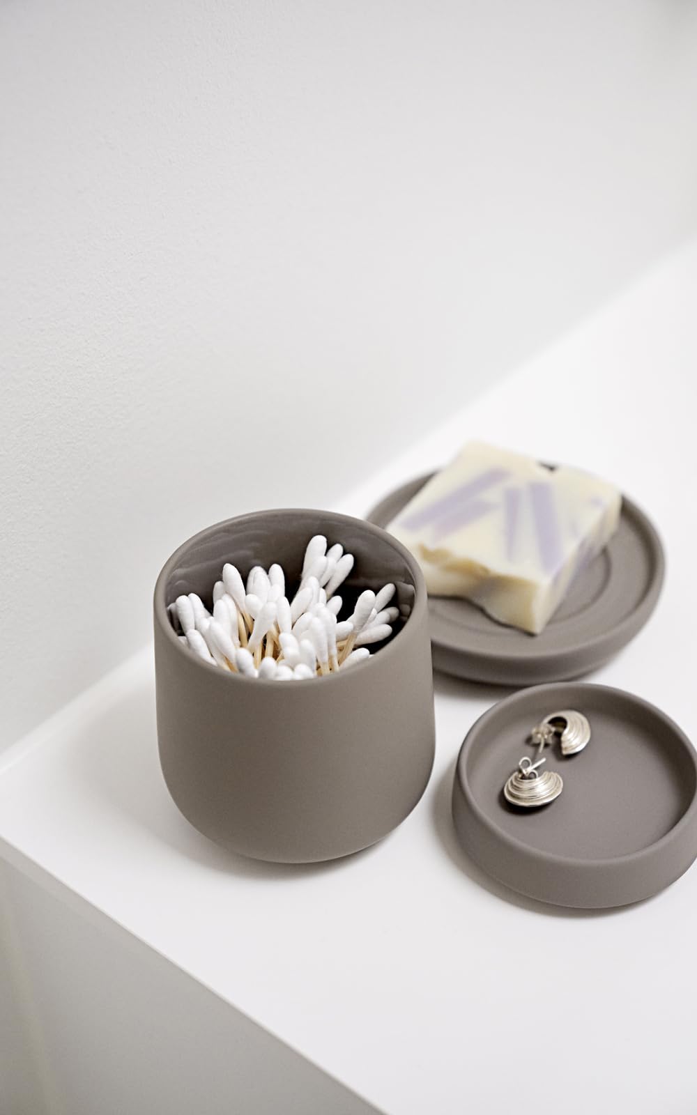 Zone Denmark Nova One Pot avec couvercle Dia 8,4 x 8 cm 290 ml Taupe