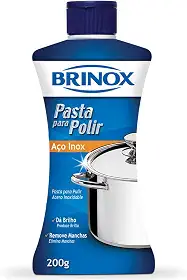 Pasta Para Polir Aco Inox - 200 G Brinox Complementos Aço Inox