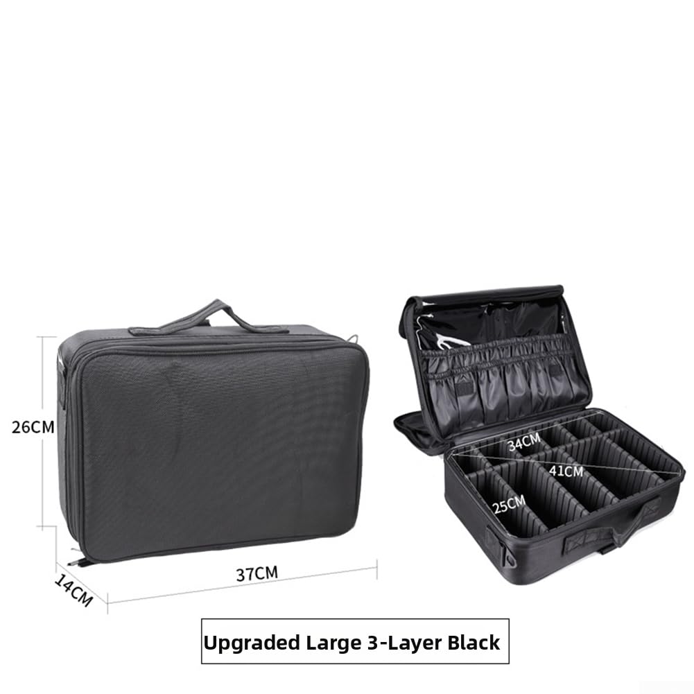 Étui pour accessoires de télescope et rangement d'oculaires | Tissu Oxford, séparateurs amovibles, voyage et utilisation en extérieur (grand)