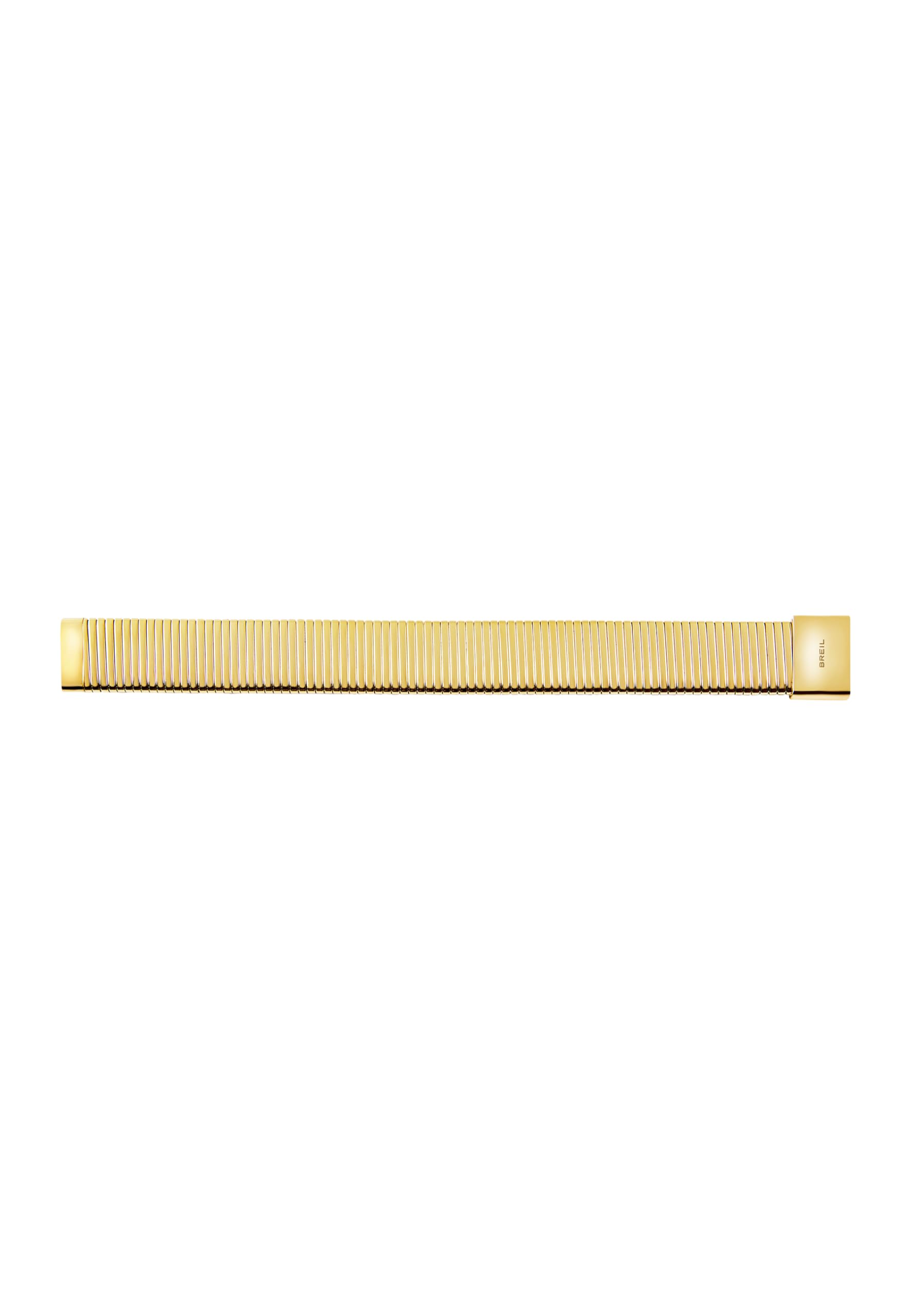 Breil, Collezione Stylize, Bracciale Donna, Tubogas in Acciaio Armonico Gold con Chiusura Magnetica Lucida, Dimensione 19 cm, Idea Regalo Donna