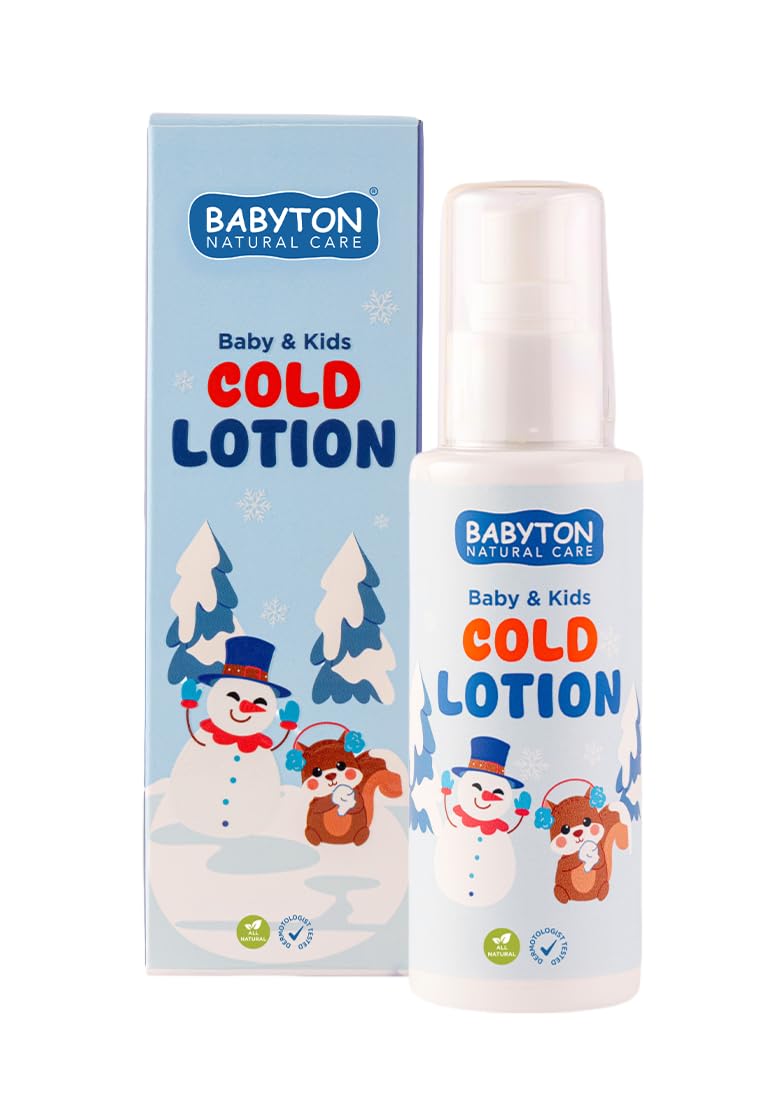 Babyton Baby & Kids Nourishing Cold Lotion 100ml – Organic Beeswax Cream with Shea Butter & Avocado – Natural Hydration for Sensitive Skin, Newborns