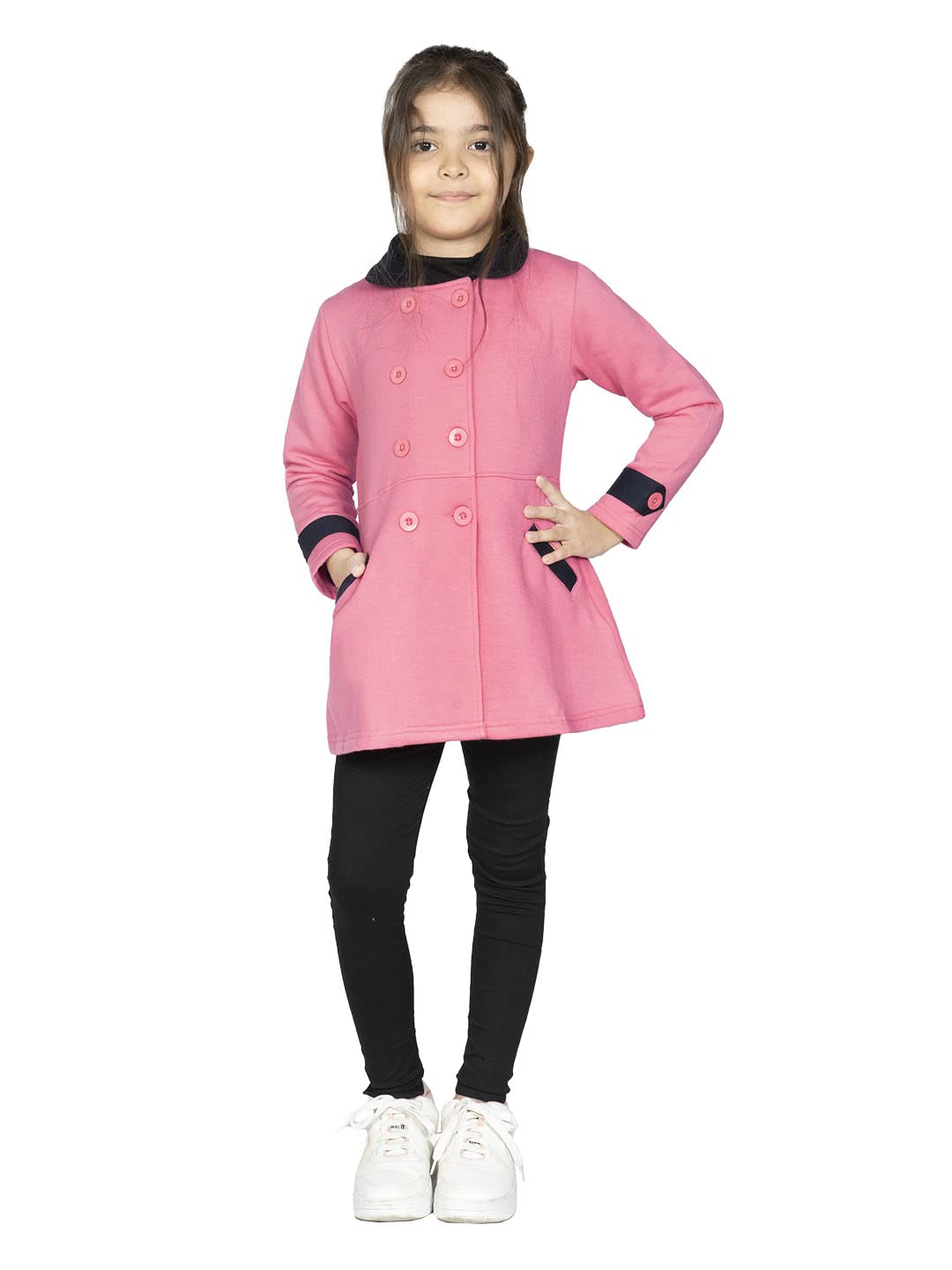 Naughty NinosGirls Polyester banded collar Jacket