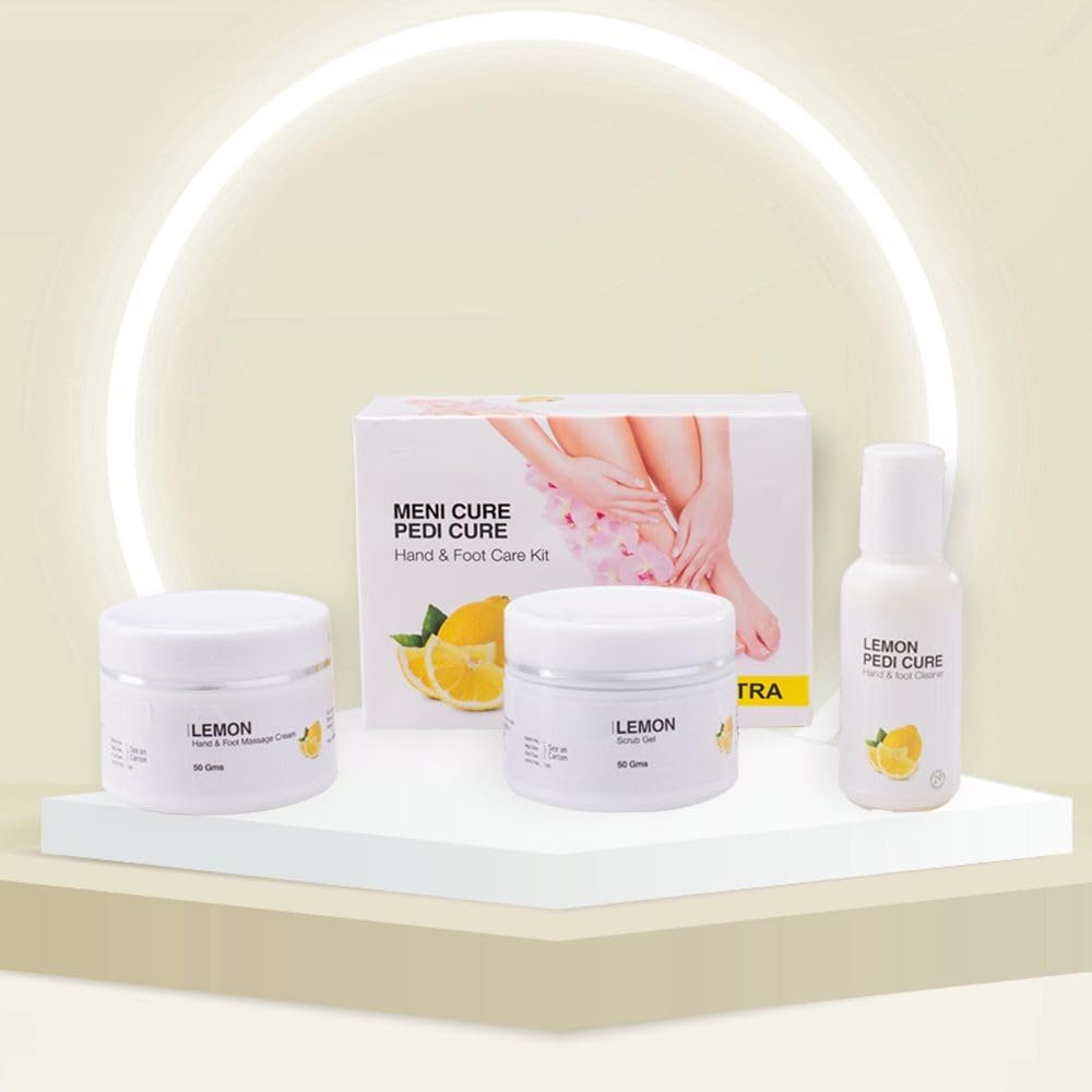 VOLIDOL Manicure Pedicure Kit with lemon extract Meni Cure Pedi Cure Hand and Foot Care Kit-image-39