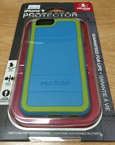 Pelican Progear Protector Series for iPhone 6 / 6s - Retail Packaging (Navy Blue/Lime)