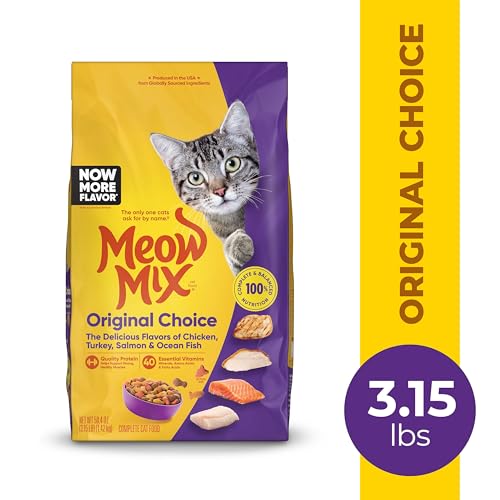 Meow Mix Original Choice Dry Cat Food, 3.15 Pounds