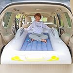 Inflatable Toddler Travel Bed- Portable Travel Toddler Air Bed for Kids Camping Air Mattress Racecar Toddler Bed with Sides Blow Up Mattress Sleeping Pad for Camping Car Travel Sleeping(Blue1) - Image 2