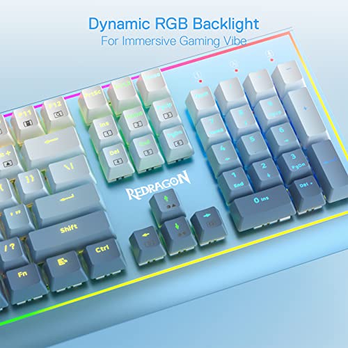 Redragon 993502866 K654 Rgb Gaming Keyboard, 104 Keys Wired Mechanical Keyboard W/Weighted Aluminum Frame thumb #3