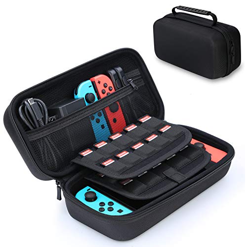 HEYSTOP Funda para Nintendo Switch  de Viaje para con Más Espacio de Almacenamiento