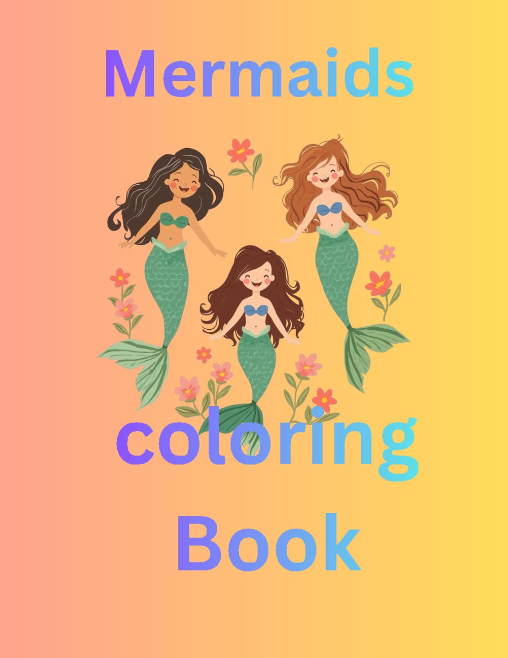 Little Mermaids Coloring Book