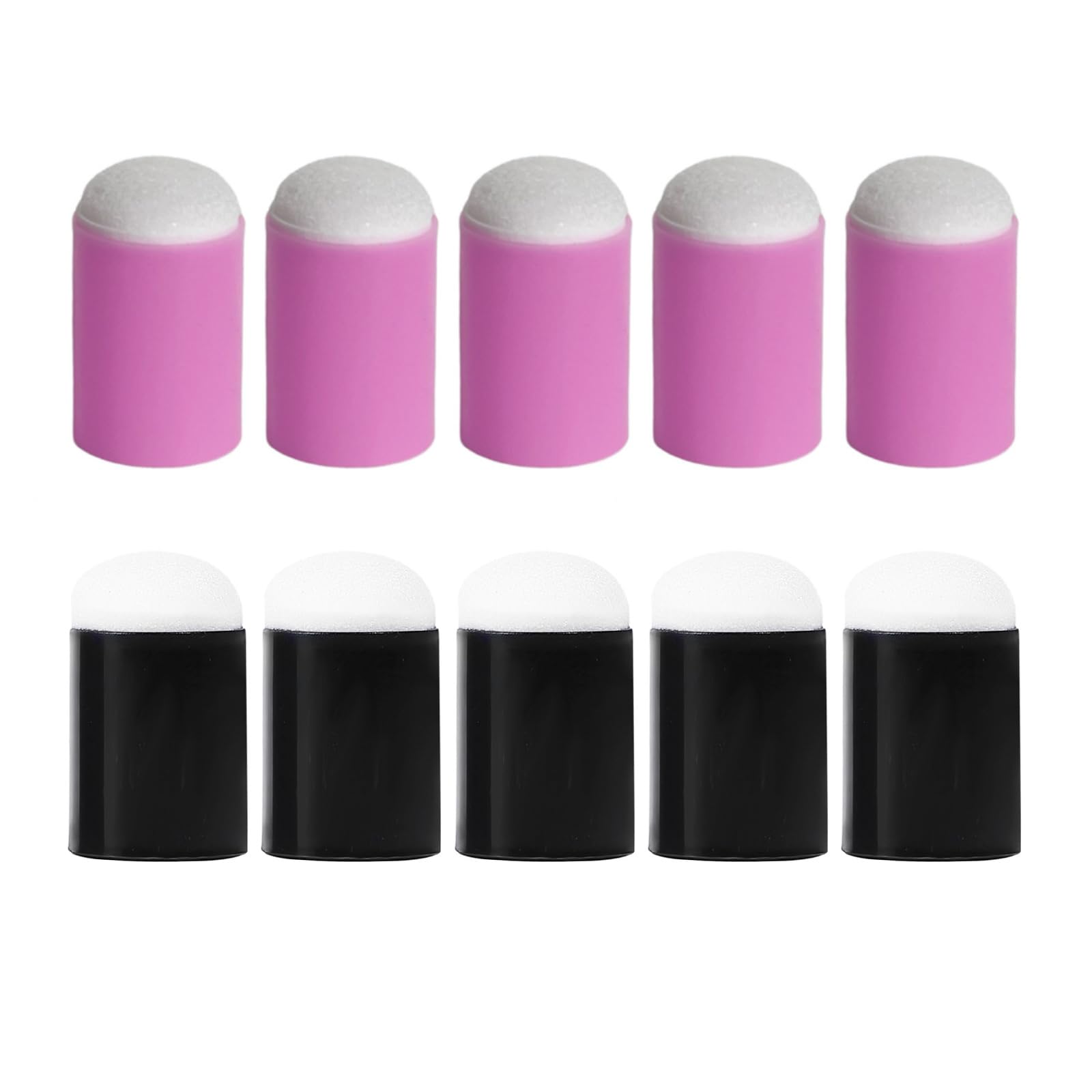 10Pcs Finger Sponge Daubers Finger Painting Sponge Craft Drawing Sponge Dauber for Painting Art Card Making