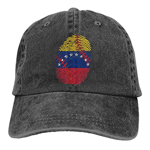 N / A Sombrero De Sol,Dad Hat,Sombreros Sombrilla Al,Ocio Sombrero,Sombrero De Deporte,Venezuela Flag Baseball Está En Mi ADN Denim Jeanet Gorra De Béisbol Ajustable Dad Hat