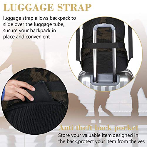 Image of MATEIN 15.6 Inch Laptop Backpack, Sturdy Business Travel Laptop Bagpack with USB Charging Port, Sturdy Carry On Water-Resistant Daypack for Work College Bookbag Men Women Computer Backpack | Sturdy Water-Resistant, Travel Carry-On Backpack, Computer Bookbag for College Men & Women, Lightweight, Anti Theft Pocket