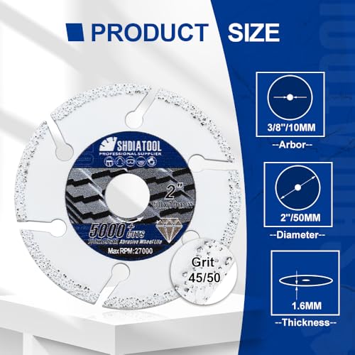 Kit de brocas diamantadas SHDIATOOL 13 piezas para porcelana y mármol miniatura 6
