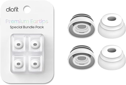 Miniatura 7 de Orejeras multibrida premium para AirPods Pro 1 y 2 (grande)  Siempre se ajusta, nunca se desliza