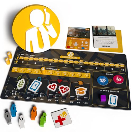 Hegemony Lead Your Class to Victory | Unique Asymmetric Card Driven Game | Political Economic Board Game | Ages 14+ | 2-4 Players | English Version