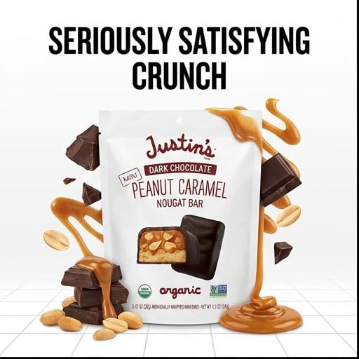 Justins Dark Choc Caramel - Dark Chocolate Caramel 4.2oz 3Pk with Random Item image 4