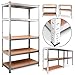 T-LoVendo TC90X45 Estantería Metálica Galvanizada de 5 Baldas, 180 x 90 x...