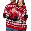 Men Red Snowflake