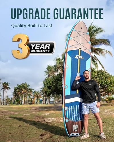 ZLX 11'6"x35" Tabla de Paddle Inflable para Adultos, Extra Ancha y Estable SUP miniatura 3