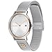 Tommy Hilfiger Reloj Analógico de Cuarzo para Mujer con Correa de Malla de Acero Inoxidable Plateada Imagen de Tommy Hilfiger Reloj Analógico de Cuarzo para Mujer con Correa de Malla de Acero Inoxidable Plateada
