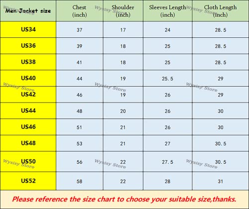 Generic Mens Double Breasted Blazer Pinstripe Suit Jacket Slim Fit Peak Lapel Tuxedo Wedding Jacket Sports Coat(1 Jacket)4