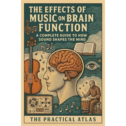 The Effects of Music on Brain Function Audiolibro Por The Practical Atlas arte de portada