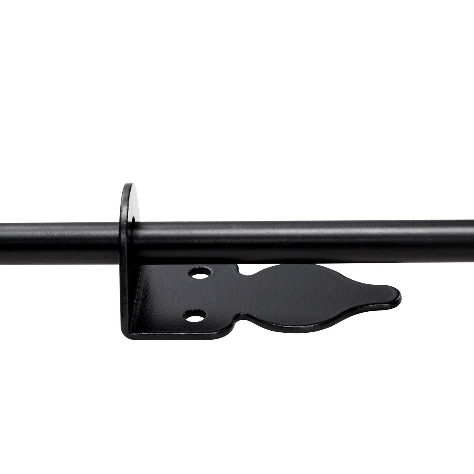 Generic Gate Ground Latch con Pestillo Inferior de Hierro Pasador Reforzado para Puertas y Cerrojo Deslizante Fuerte Adecuado para de Jardín Graneros, 36 pulgadas