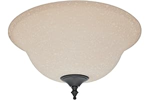 Hunter Fan Company 14.20 Inch Amber Scavo Glass Bowl