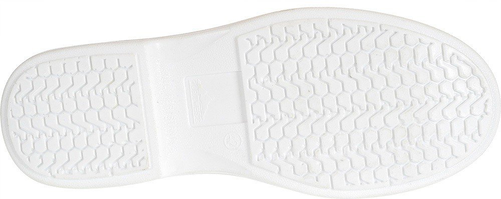 Portwest Mocasín De Seguridad Steelite S2, Tamaño: 40, Color: Blanco, FW81WHR40