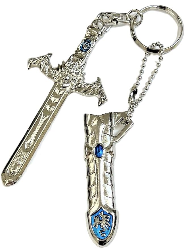 Amazon.co.jp: サヤ付龍剣キーホルダー バージョン2 シルバー : ホビー