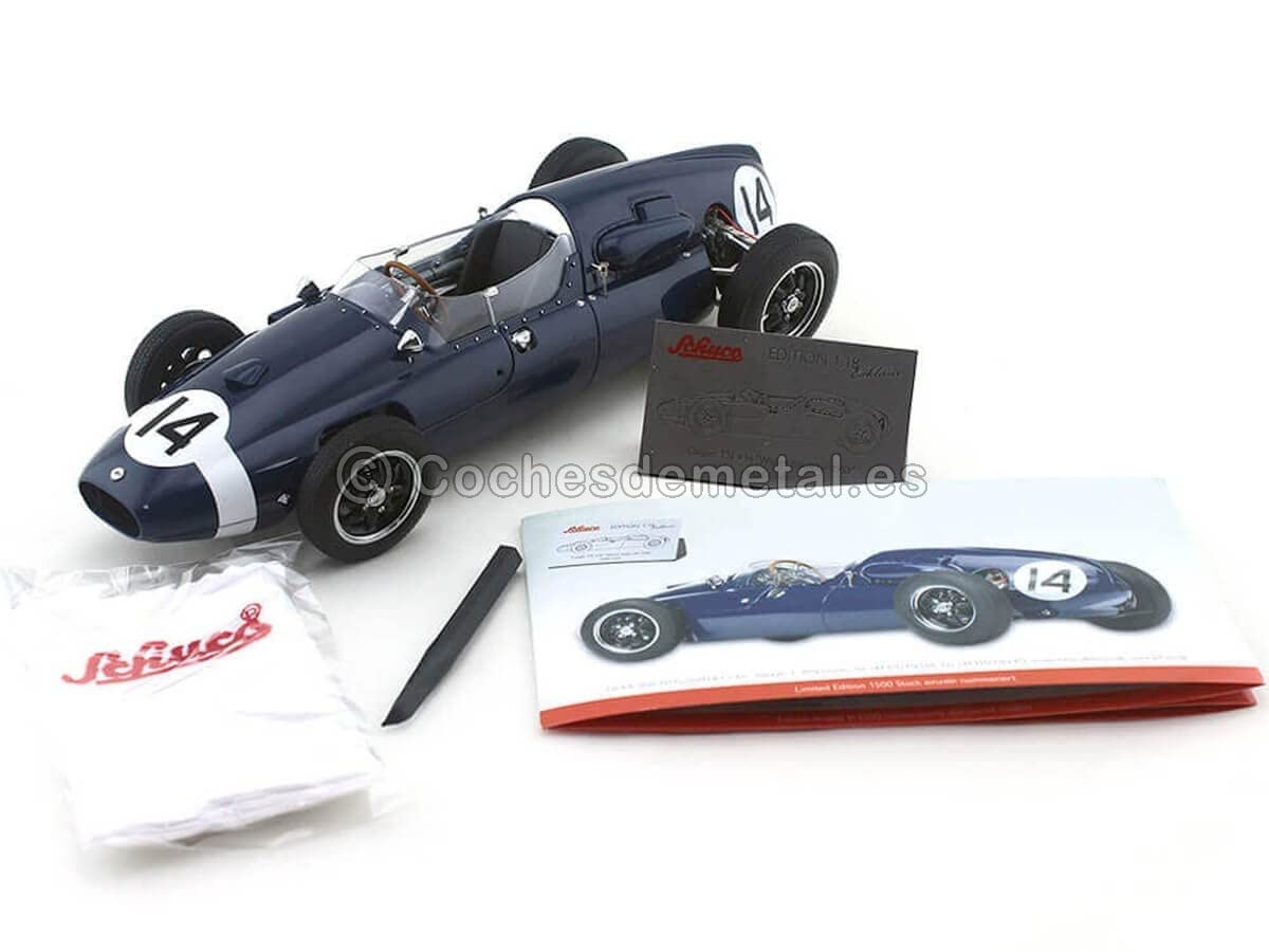 Schuco 450032600 - Cooper T51 Fahrzeug, Startnummer 14, 1:18