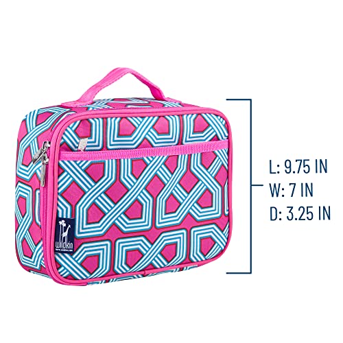 Image of Wildkin Kids Insulated Lunch Box, Trellis | Insulated, wipe-clean lunch box for school, daycare, and travel