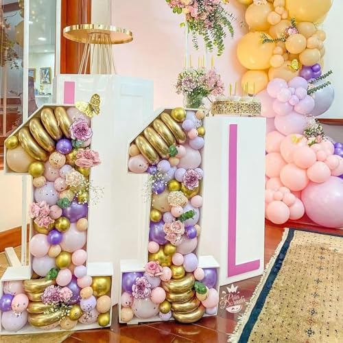 Cadre de modélisation boîte à ballons numéro 1 en carton rigide KT - 3