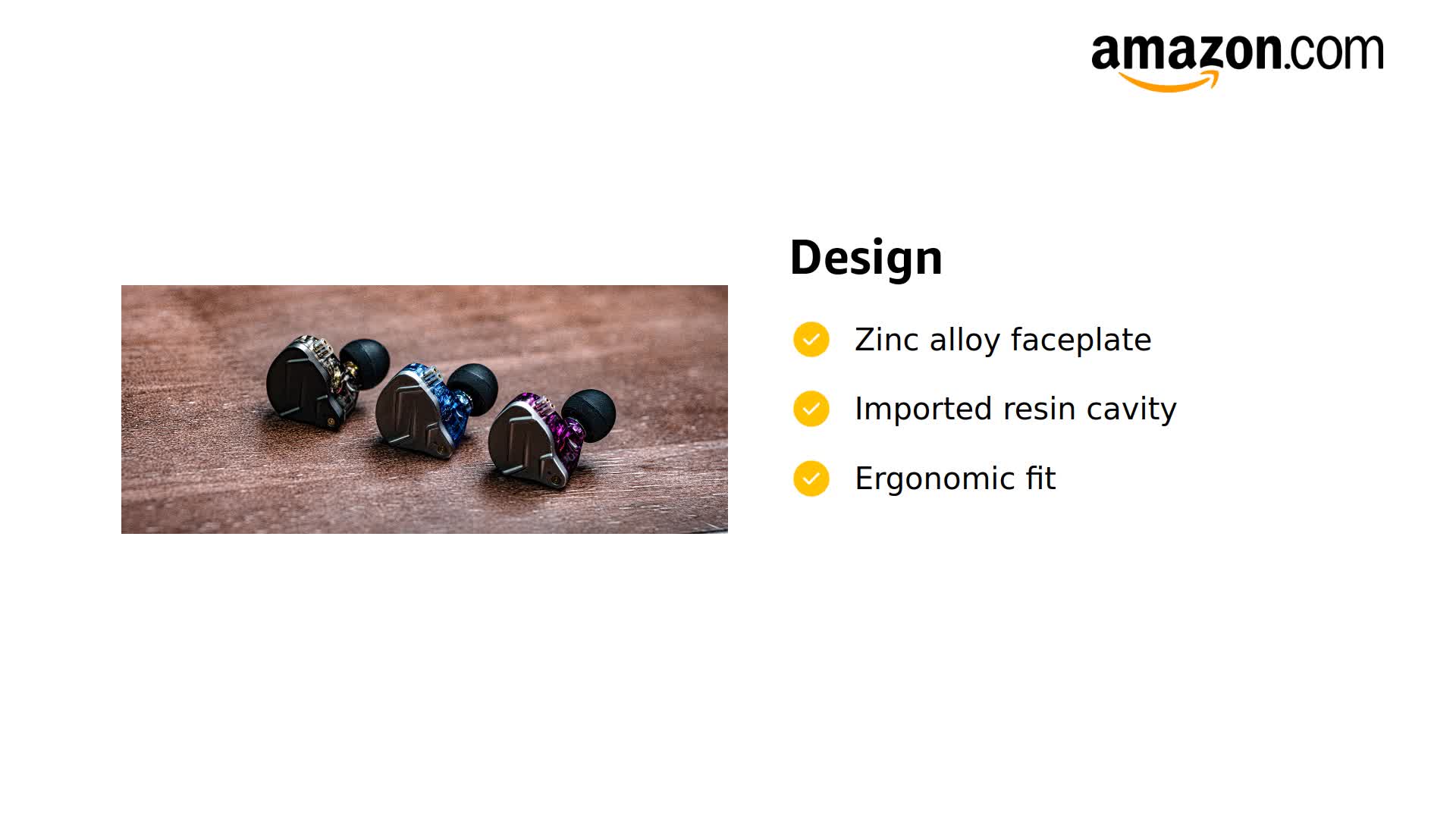 Amazon.com: Linsoul KZ ZSN Pro Dual Driver 1BA+1DD Hybrid Metal