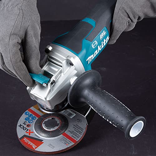 Makita DGA519Z 18 V Li-Ion LXT 125 mm bürstenloser X-Lock-Winkelschleifer – Batterien und...