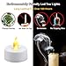 Eloer Tea Lights Flameless Candles, 100 Pack Warm White Battery Operated Flickering Candles 200+ Hours Ideal for Home Decoration Outdoor Wedding Parties (400pack Warm Yellow)