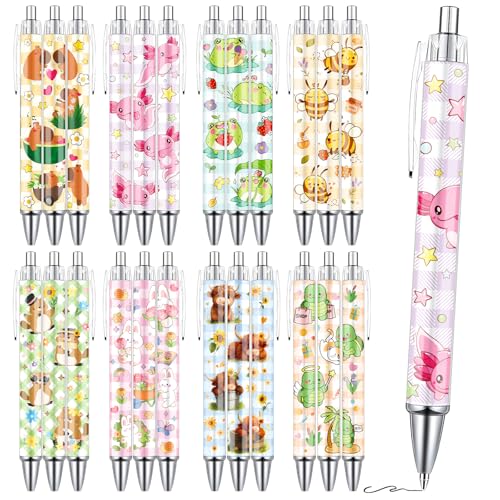 Wxiben Paris Ballpoint Pens Set - 24PCS City Travel Souvenirs Gifts French Paris Pen Eiffel Tower Smooth Writing Ballpoint Bulk for Women Girls Teacher Traveler Office School Supplies Party Gift