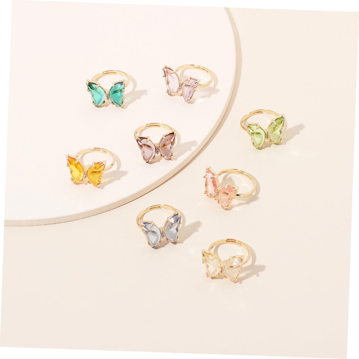 VALICLUD Anillo De Decoración De Anillo Ajustable Anillos Para Mujer Niña Anillas Bisuteria Mujer Rings Anillo Casual De Chicas Decoración Del Anillo Aleación