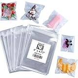 400 Pcs 4'x4.73' Clear Resealable Cellophane Bags Good for Bakery, Candle, Soap, Cookie Poly Bags