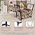 TANIVO Firewood Rack, Heavy-Duty Metal Log Holder, 26.3” Indoor/Outdoor Wood Storage Stand with Reversible Kindling Hooks, Perfect for Fireplace, Fire Pit, or Patio Use