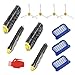Smartide kitrom3 Spazzole Serie Manutenzione Kit di Pulizia per irobot 600 651 621 615 620 625 630 631 650 653 655 660 670 680 roomba ricambi, Plastica