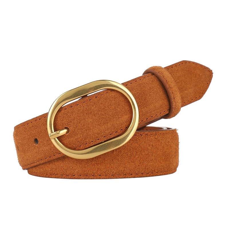 Cowhide Genuine Leather Women's Belt Belt Decoration