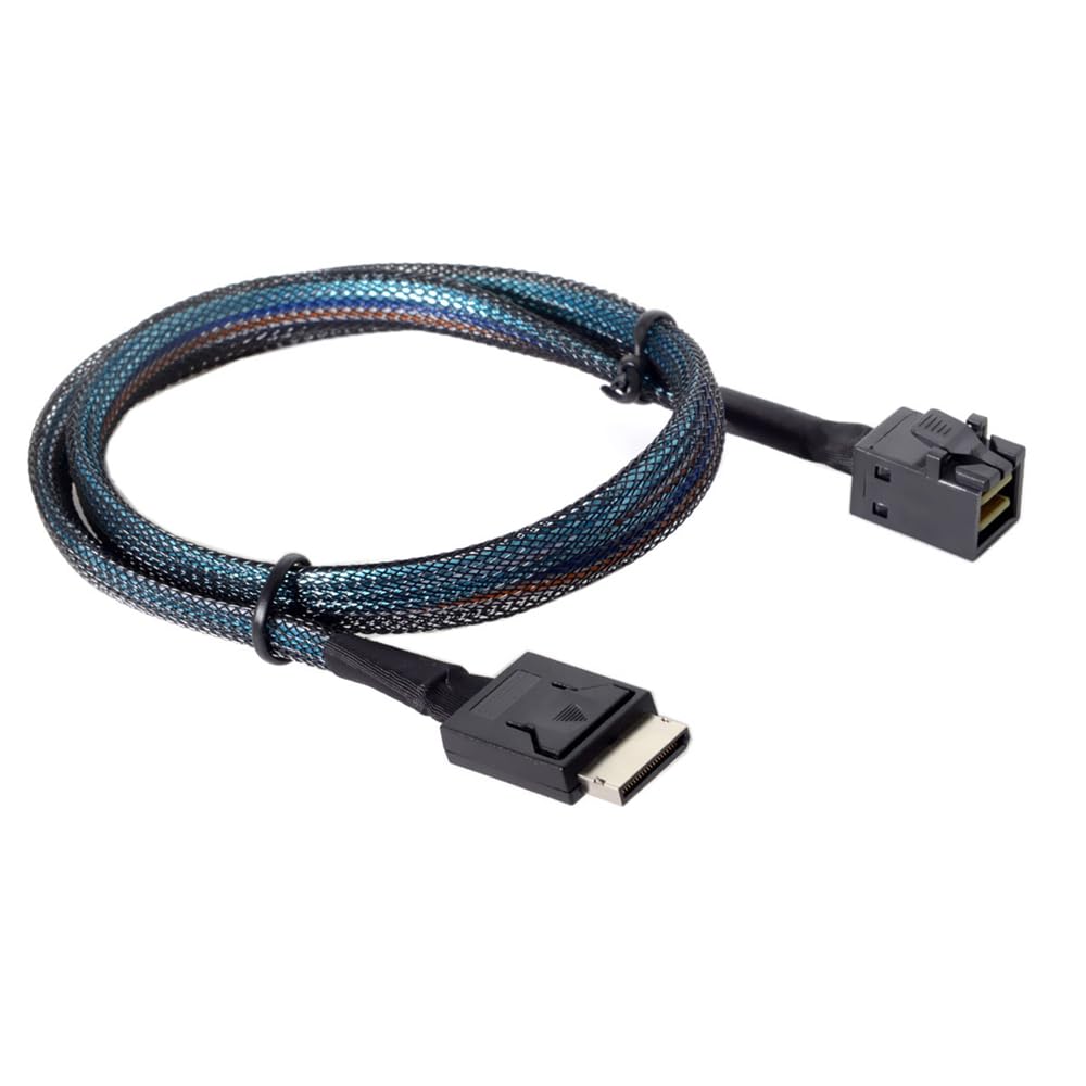 OCuLink PCIe PCI-Express SFF-8611 4i na SFF-8643 kabel danych SSD, aktywny, 50 cm, NF-SF-020-0,5 m
