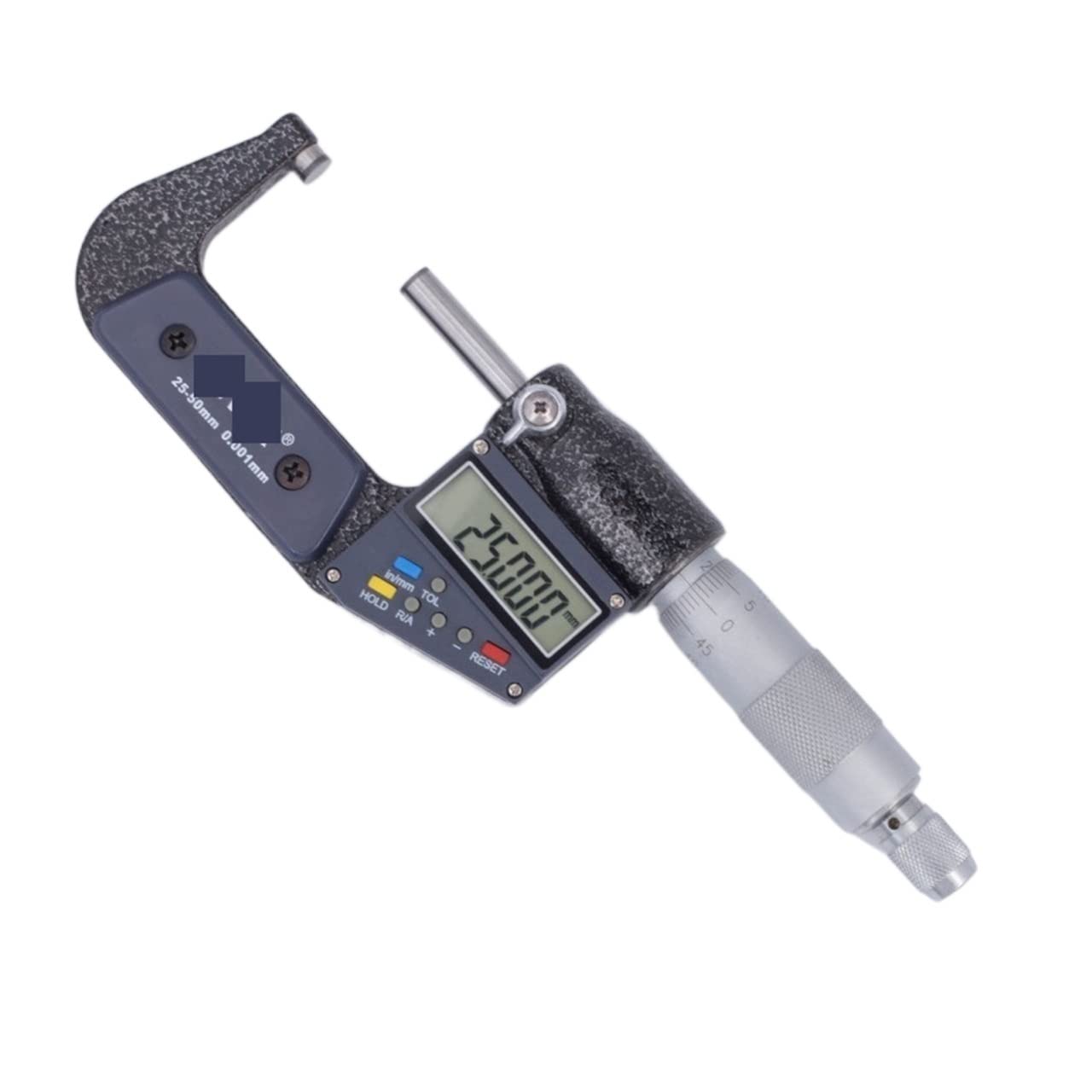 Micrómetro, 0.001mm Micrómetro exterior de 25-50 mm acero inoxidable micrómetro electrónico calibrador